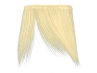 Clip In On 100% Human Hair Straight Fringe Bangs 8" 20cm #613 Bleach Blonde