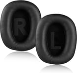 1 Paire Coussinets D'Oreille Compatible Avec Casques Logitech G Pro X Avec Supression De Bruit Mousse À Mémoire Et Couverts En Tissu En Velours Doux(Noir)(Cuir Protéine)