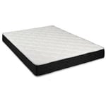 Matelas Latex 80 Kg/m3 + Aertech+ 35 Kg/m3 160x200 x 20 cm Souple 7 Zones de Confort - Trés Respirant