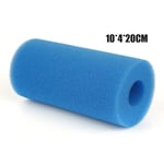 01 bleu - Filtre en mousse pour piscine, réutilisable, lavable, éponge filtrante, cartouche adaptée à Bubble Jetted, accessoire de piscine de SPA pur