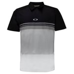 Oakley Colourblock Black Golf Polo Shirt - Mens - Size Small