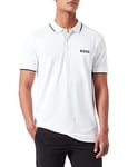 BOSS Men's Paddy Pro Polo Shirt, White100, L