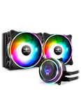 Spirit of Gamer Liquid Force 240 Boitier PC, Processeur Refroidisseur de liquide tout-en-un 12 cm Noir 1 pièce(s) - Neuf