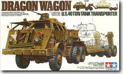 TAMIYA 35230 1:35 U.S. 40 Ton Tank Transporte - "Dragon Wagon"