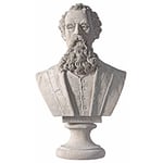 Design Toscano Charles Dickens Sculptural Bust