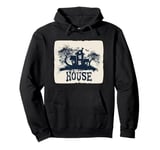 Spooky House on a Haunted Hill Design Costume Pullover Hoodie