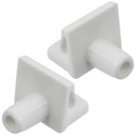 Shelf Support for DE DIETRICH SMEG Fridge Freezer Clip Peg White KI KU x 2