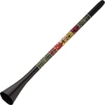 Meinl Percussion Pro Synthetic Didgeridoo - 57 inches / 145 cm large Didgeridoo - D Tuning - Plastic, Multicolored (PROFDDG1-BK)