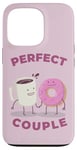 iPhone 13 Pro FUNNY COUPLE THE PERFECT COUPLE COFFEE AND DONUTS PERFECT Case