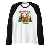 Partners in Crumb Cute Matching Design Baking Lovers Raglan Baseball Tee