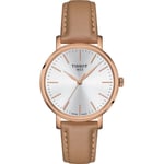 Tissot Everytime WoMens Beige Watch T1432103601100 material_Leather - One Size