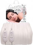 Heated Blanket King Size Electric Mattress Cover Machine Washable Dual Control