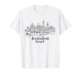 Jerusalem Israel Skyline Jewish Israeli Souvenir Women Men T-Shirt