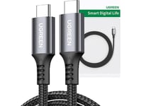 Ugreen Us555 100W Usb-C / Usb-C Pd-Kort 3 M - Mockad Upp