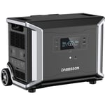 Dabsson groupe électrogène 3430wh dbs3500 respectueux de l'environnement centrale solaire portable, batterie semi - solide LiFePO4 pour véhicule