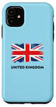 Coque pour iPhone 11 Drapeau United Kingdom Angleterre Union Jack