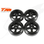 [FR] Team Magic Gomme - 1/10 Drift - montato - Cerchi 5 Spoke Neri - 12mm Hex -