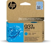 HP 937e Cartouche d’encre authentique Cyan EvoMore