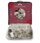 Dreamland Intelliheat Deluxe Alaskan Husky Heated Faux Fur Throw