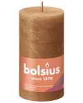 Bolsius blockljus shine brun