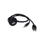 Adapter for å beholde USB/AUX Nissan 2011 ->