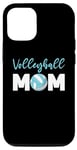 Coque pour iPhone 14 Maman de volley-ball pour femme - Pour la fête des mères - Pour les amateurs de sport
