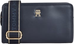 Tommy Hilfiger Sac à Bandoulière Femme Monotype Crossover Petit, Bleu (Space Blue), Taille Unique