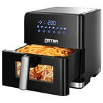 7.5L Air Fryer, 8-in-1 Cooking Presets, Touch Screen Control, Timer, Dishwasher-Safe, Energy-Efficient, Healthy Low Fat Cooking