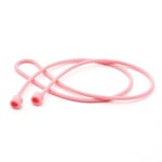 System-S 2x Silicone Holder for AirPods Headphones in Pink