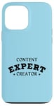 Coque pour iPhone 13 Pro Max CONTENU CREATOR EXPERT Influenceur drôle des médias sociaux Vlogger