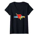 Womens Tom Petty and the Heartbreakers Classic Logo V-Neck T-Shirt