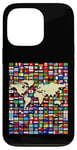 iPhone 13 Pro 252 Flags,World Flags,World map with flags. Case