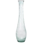 Alexandra House Living Vase de Sol Transparent en Verre 24 x 24 x 91 cm