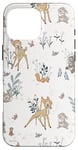 Coque pour iPhone 16 Pro Max Disney Bambi et Thumper Floral