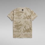 T-shirt G-Star Raw  D23720 C334 LIME CAMO-G154 ELEPHANT CAMO