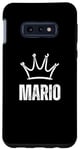 Coque pour Galaxy S10e Couronne King Mario – Prénom personnalisé anniversaire #1 gagnant
