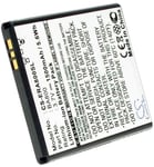 Kompatibelt med Sony Ericsson LT26, 3.6V (3.7V), 1500 mAh