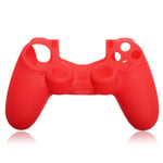 Etui Housse Silicone Protection Pr Contrôleur Manette Ps4 Sony Playstation 4 Nf (Sans Manette) Rouge