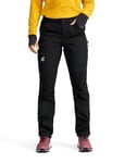 RevolutionRace Femme Nordwand Pro Pants, Pantalon Durable pour la randonnée et Autres activités de Plein air, Jet Black, XXL