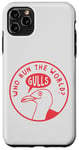 Coque pour iPhone 11 Pro Max Jeu de mots amusant en forme de mouette : « Who Run The World? Gulls! »