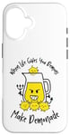 iPhone 16 Funny Life Gives You Demons Make Demonade Lemons Lemonade Case