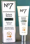 Boots No7 Future Renew UV Defence Shield SPF50 50ml |Boxed £24rrp 🎄 Xmas Gift🎄