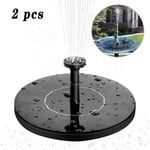 Fontaine Solaire Pompe à Eau Solaire 1.4W Monocristallin Solaire Fontaine Flottante Facile à Utiliser Pompe Fontaine Solaire pour Jardin Patio