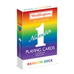 Winning Moves - Jeu de 54 Cartes - Arc en ciel - Jeu de société - Jeux de cartes - A partir de 4 ans - Version française