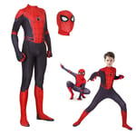 Superhjälte Spiderman Kostym Halloween Cosplay Kostymer Barn  cm 120