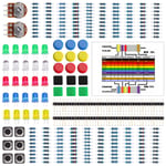 Electronics component pack compatible with Arduino Uno r3 Starter Kit