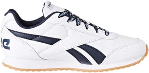 Reebok Boys Royal Cljog 2 Trail Running Shoes, Multicolour (White/Collegiate Navy 000), 4.5 UK 4.5UK Child