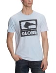 Globe CORRODED Mineral wash TEE t-shirt Homme Bleu ciel S