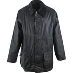 Veste Barbour  Manteau Beaufort Ciré Bleu Foncé