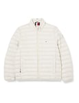 Tommy Hilfiger Veste Matelassée Homme Cl Stand Collar Jacket Mi-Saison, Beige (Misty Coast), S